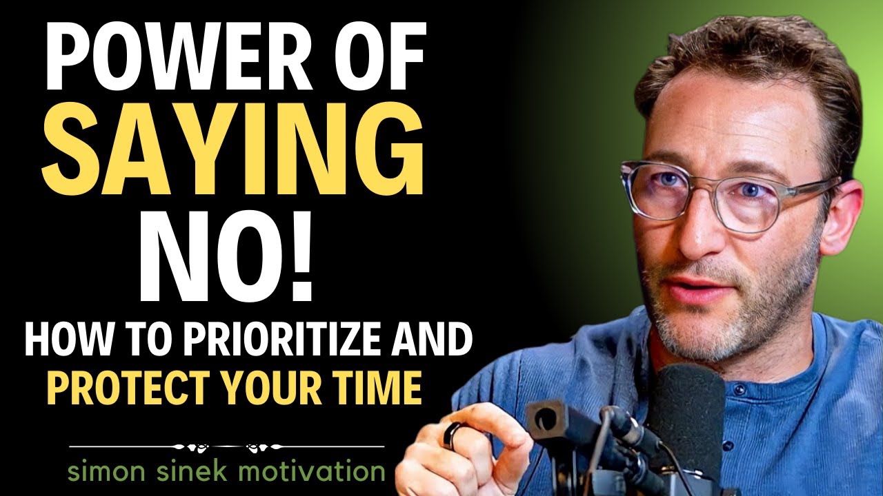 Сила слова «нет» – как расставить приоритеты и защитить свое время | Саймон Синек