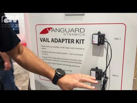 CEDIA 2018: The DaVinci Group Shows Vail Adapter Kit to Connect an Amazon Echo Dot to Any Amplifier