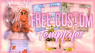 3 FREE CLOTHING CUSTOM TEMPLATES TO DOWNLOAD | Roblox Clothing Templates |