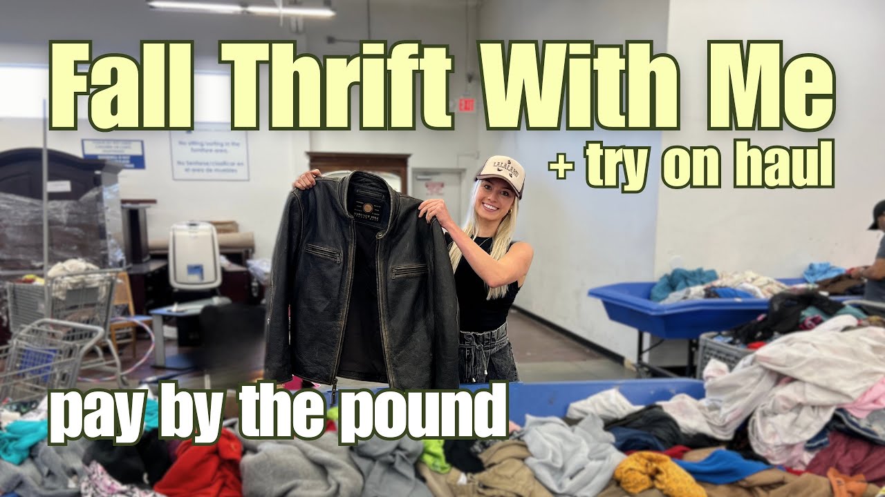 Thrift With Me at the Goodwill Outlet | Fall Staples, Vintage Finds ...