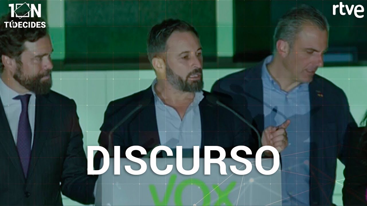 DISCURSO DE SANTIAGO ABASCAL | Elecciones 10N
