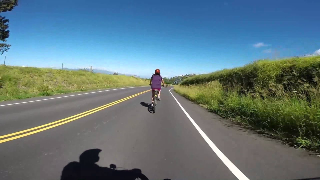 Bicycling Down From the Maui Hawaii Volcano YouTube