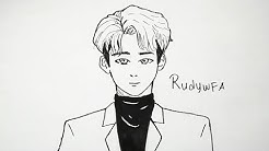 Paling Keren Sketsa  Gambar Cowok  Ganteng Tea And Lead