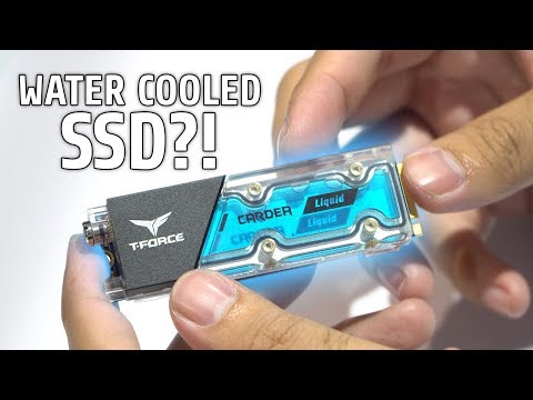 WATERCOOLED M.2 SSD?! - T-Force Product Showcase Computex 2019