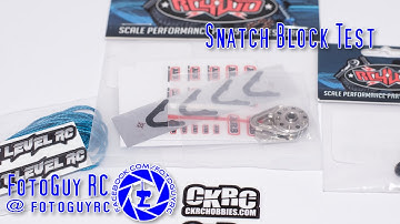 RC4WD Snatch Block Test