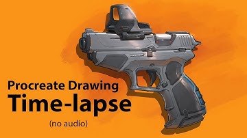 Procreate Weapon Time lapse