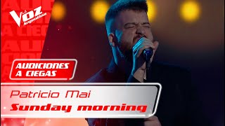 Patricio Mai – “Sunday monrning” – Audiciones a Ciegas – La Voz Argentina 2021