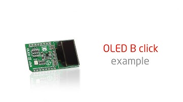 OLED B click -  example