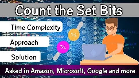 Count Set Bits in an Integer | Algorithm/Code | C++ | Java | Competitive Coding
