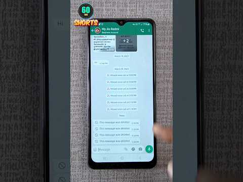 How to Read Deleted WhatsApp Messages #shorts