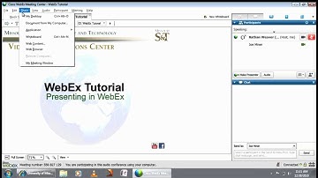 WebEx Tutorial 4 - How to Present in WebEx