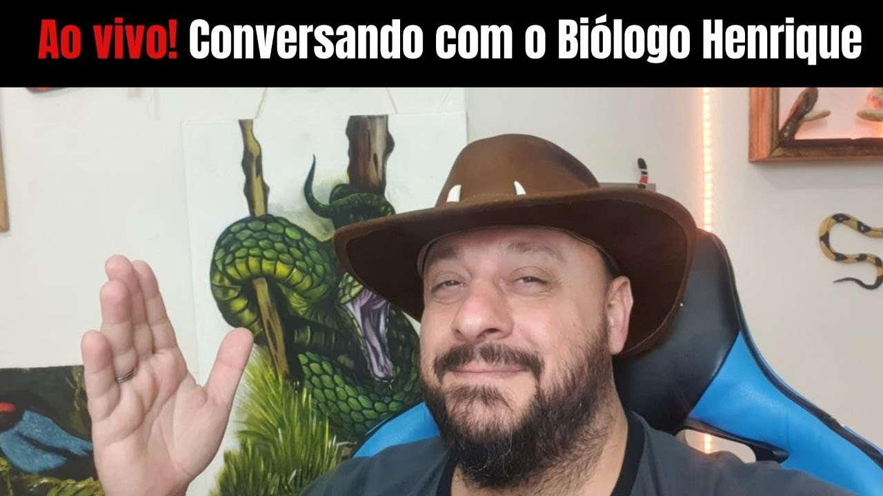 Ao vivo! Conversando com o Biólogo Henrique