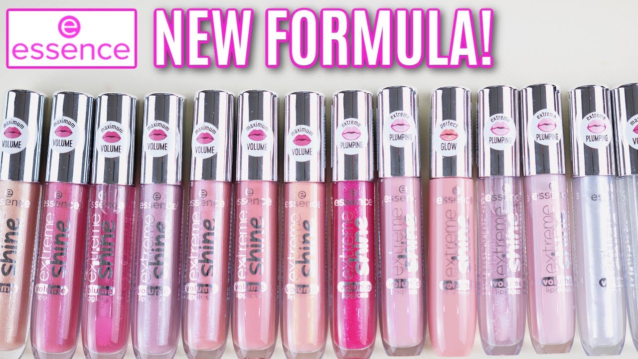 The Best Drugstore Lip Gloss? 😲 Essence Extreme Shine Volume Lip Gloss -  Lip Swatches + Review - YouTube