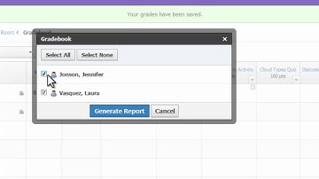 Printing Grade Reports and Exporting Grades