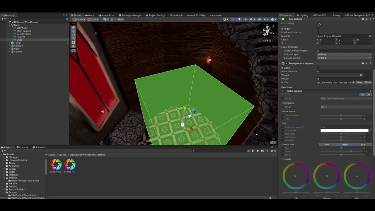 Guide for HOW to create an own VRChat world #04 🎮 Post Processing, Pedestral, Teleport, Late Joiner