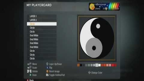 Black Ops Emblem Tutorials: Ying Yang