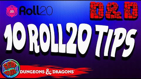 Roll20: 10 Basic Roll20 Tips that will make you a Pro.