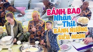 Phú Lê Làm Bánh Bao Nhân Thịt, Bánh Nướng Phô Mai Ngon Khó Cưỡng - Phú Lê, Ku Thóc