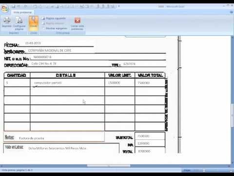 Video: Cómo Imprimir Una Factura