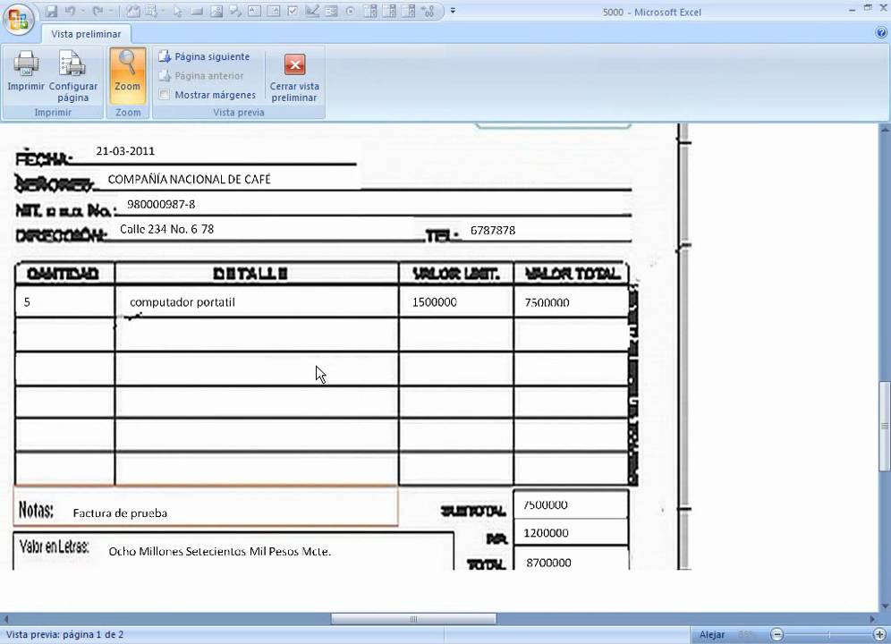 Inmuebles término análogo conformidad sistema para imprimir facturas preimpresas autollenar formatos - YouTube