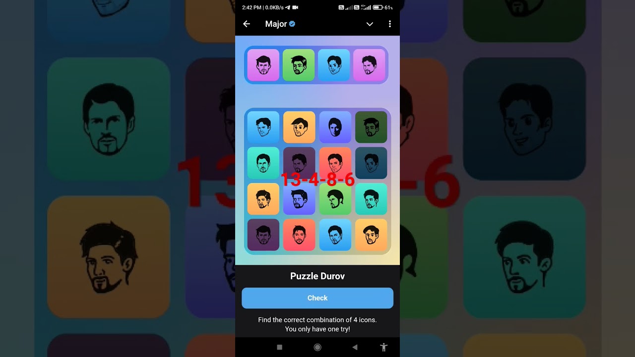 Major puzzel to day 8 otc! Major airdrop!  