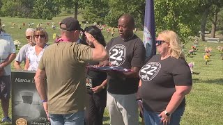 With special flag, group honors KC veteran who died by suicide