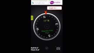 Compass smart Navigation Android App ExaMobile Boussole  Kompass screenshot 2