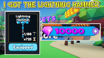 I BOUGHT LIGHTNING HAMMER IN MINING SIMULATOR 2