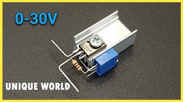 How To Make 0-30V Voltage Regulator Using D882 Transistor HINDI