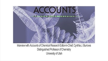 Interview with Accounts of Chemical Research Editor-in-Chief, Cynthia J. Burrows