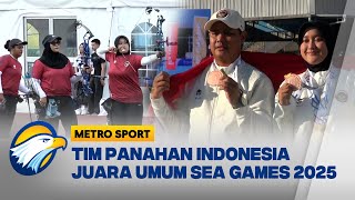 Raih 6 Medali Emas, Panahan Juara Umum Sea Games 2025 [Metro Sport]