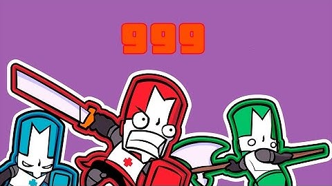 Castle Crashers: cheats engine 999 damage