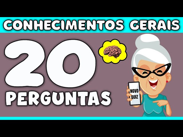 20 PERGUNTAS TÃO FÁCEIS QUE TODOS CONSEGUEM ACERTAR, QUIZ DE CONHECIMENTOS  GERAIS