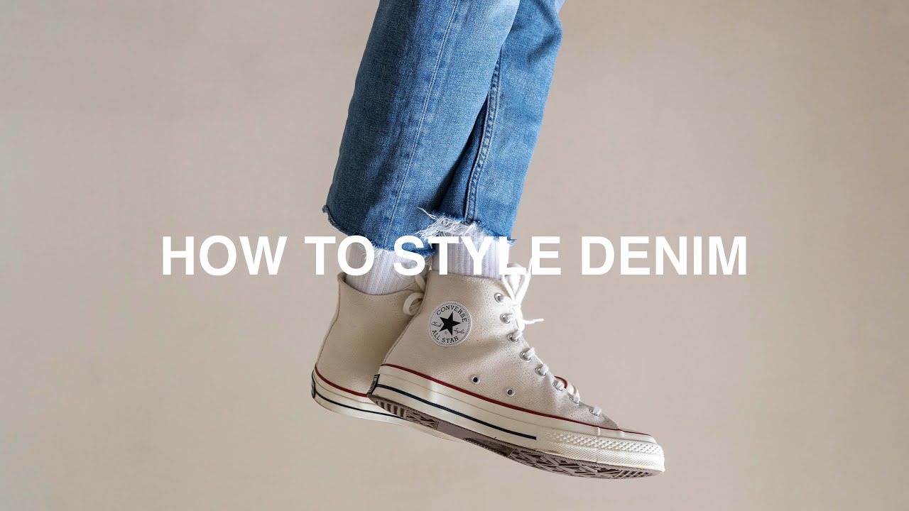 How To Style Blue Denim Jeans - YouTube