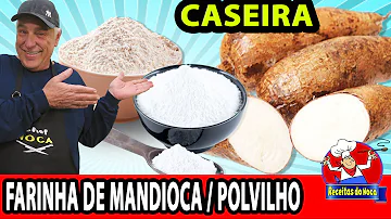 Como fazer polvilho e farinha de mandioca?