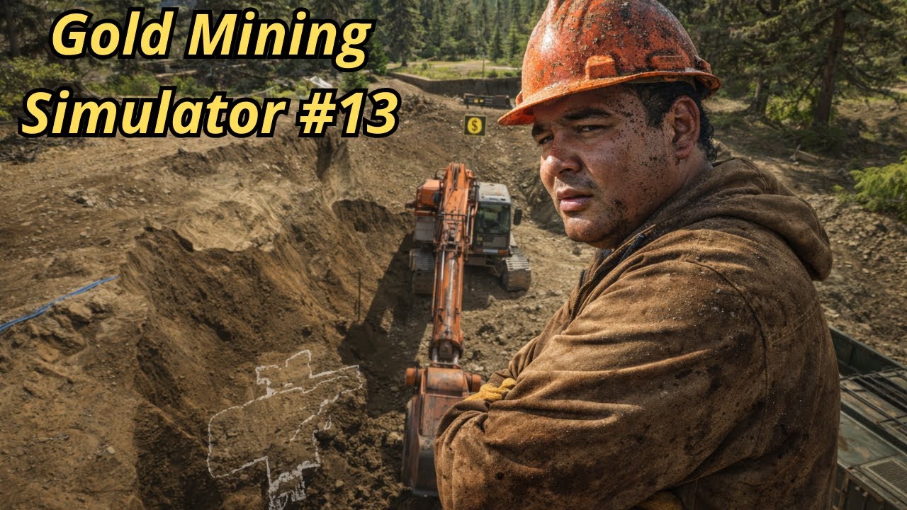 Gold mining Simulator: #13 Acho que vamos fazer a maior limpeza de Ouro dessa Mina 