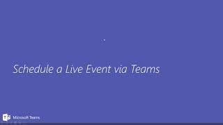 Microsoft Teams Empower Hour  Broadcast Live Events