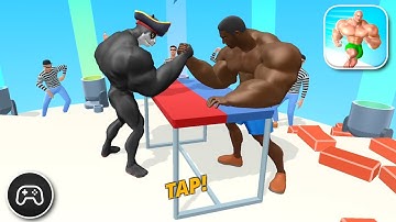 Muscle Rush: Smash Running - Gameplay Walkthrough Part 43 - Game Levels 212-215 (iOS, Android)