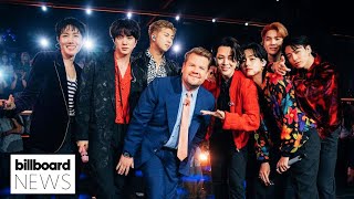 BTS Help James Corden Celebrate His 1000th Episode With This ‘Butter’ Performance | Billboard News