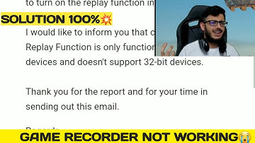 Current device not support this feature🥲solved 100%😳💥replay system not working in freefire😭 #ffmax