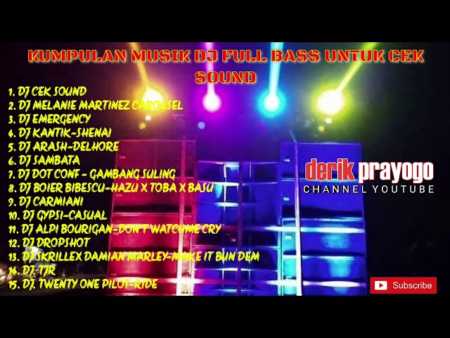 Kumpulan DJ buat cek sound full bass dijamin jantungan class=