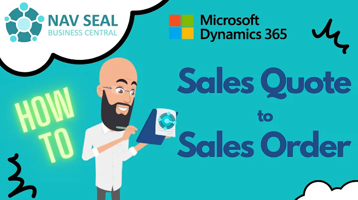 Converting a Sales Quote to a Sales Order | NAV SEAL