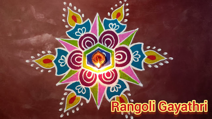 beautiful and very very easy rangoli, vilakku kolam, karthigai deepam kolam, 3 dots kolam, new kolam