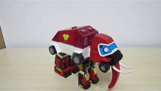 新品同様　タカトク　逆転イッパツマン　マンモス合身　三冠王 完品 TAKATOKU TOYS (タカトクトイス) レトロホビー 逆転イッパツマン