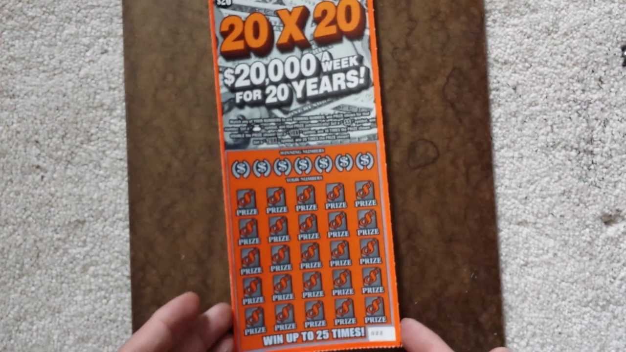 "WINNING STREAK CONTINUES" 20 Illinois Lottery 20X20 Scratch Off