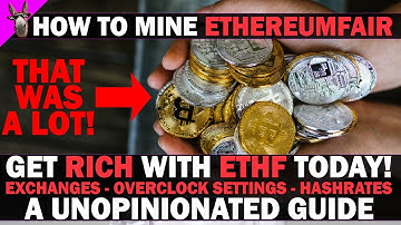 How to mine EthereumFair | ETHF mining overclock settings | Exchange Ethereum Fair