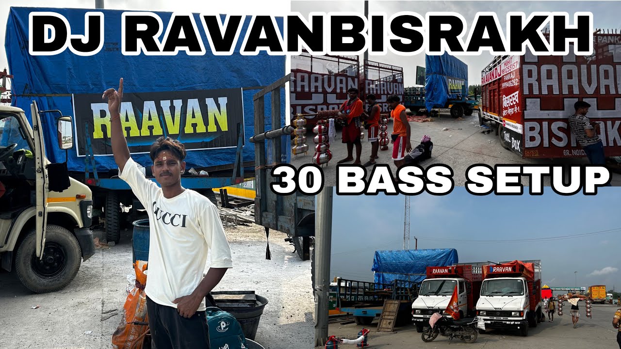 DJ RAVAN BISRAKH || HARIDWAR KAWAD YATRA 2024 || NEW LOOK RAAVAN - YouTube