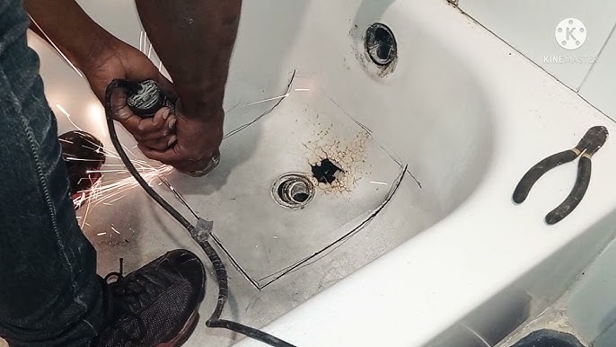 DESAGÜE DE BAÑERA OXIDADO ,COMO SE REPARA 