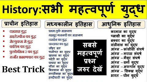 125. Itihas Mahtvpurd Yudh ,AdhunikItihas, Modern ...