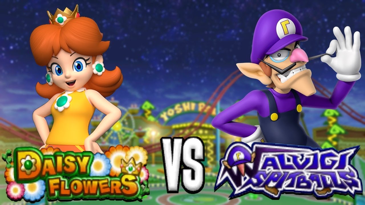 Mario Super Sluggers - Team Daisy Vs. Team Waluigi
